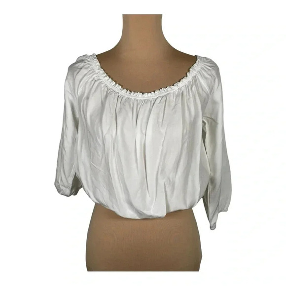 PARADISE White off The shoulder top medium - Picture 1 of 4